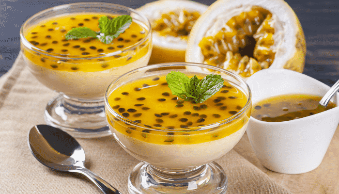 Refrescante Mousse de Maracujá