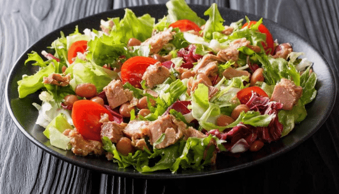 Salada de Atum Leve e Saudável Faça a Sua