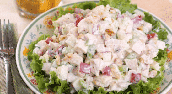 Salada Tropical com Frango Defumado Surpreendente - Receitas e Cozinha