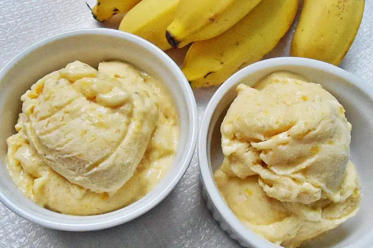 Sorvete de Banana Congelada Cremoso e Bem Fácil