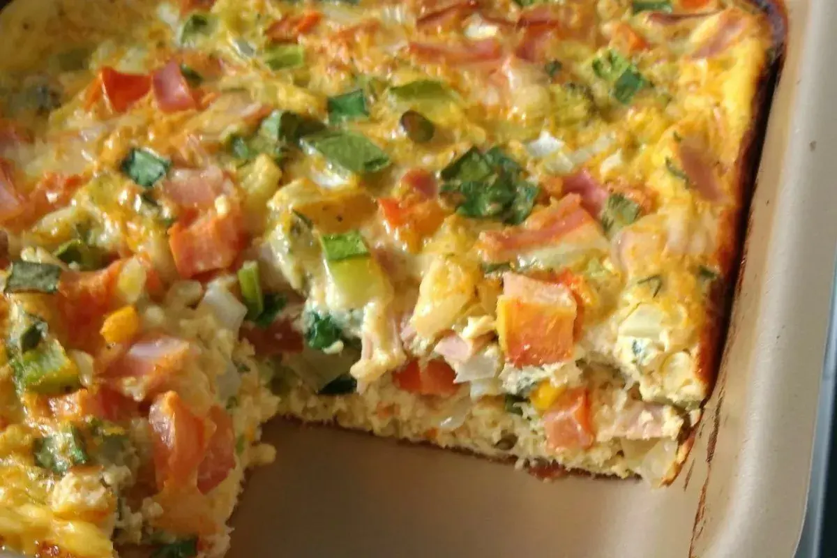 Omelete de Forno para Um Cardápio Leve e Saudável