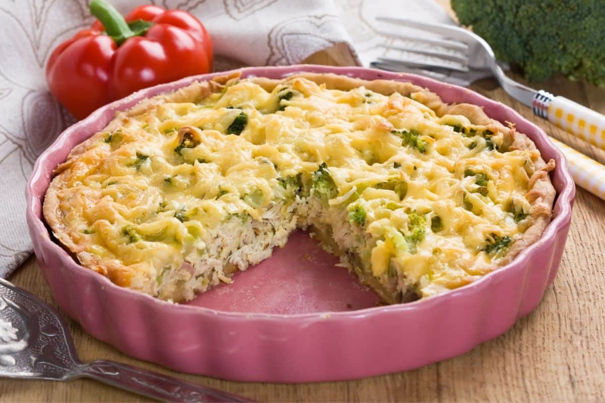 Quiche de Frango Delicioso Super Leve e Crocante