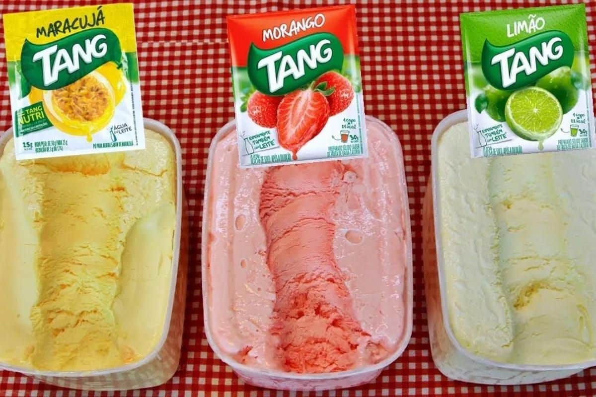 Sorvete de Tang com Apenas 3 Ingredientes Vem Ver