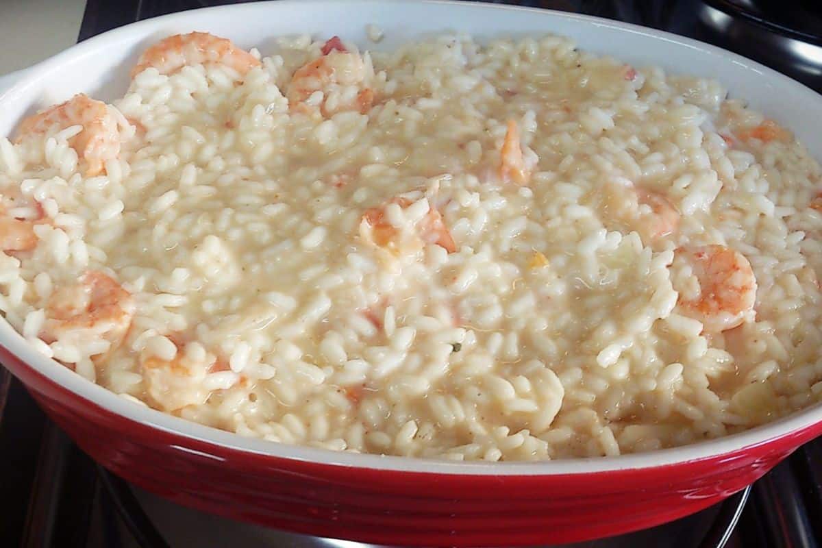 Arroz Cremoso com Camarão Prato Delicioso Fácil